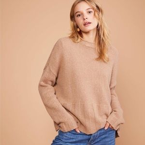Lou & Grey Ribtrim Cashmere Sweater